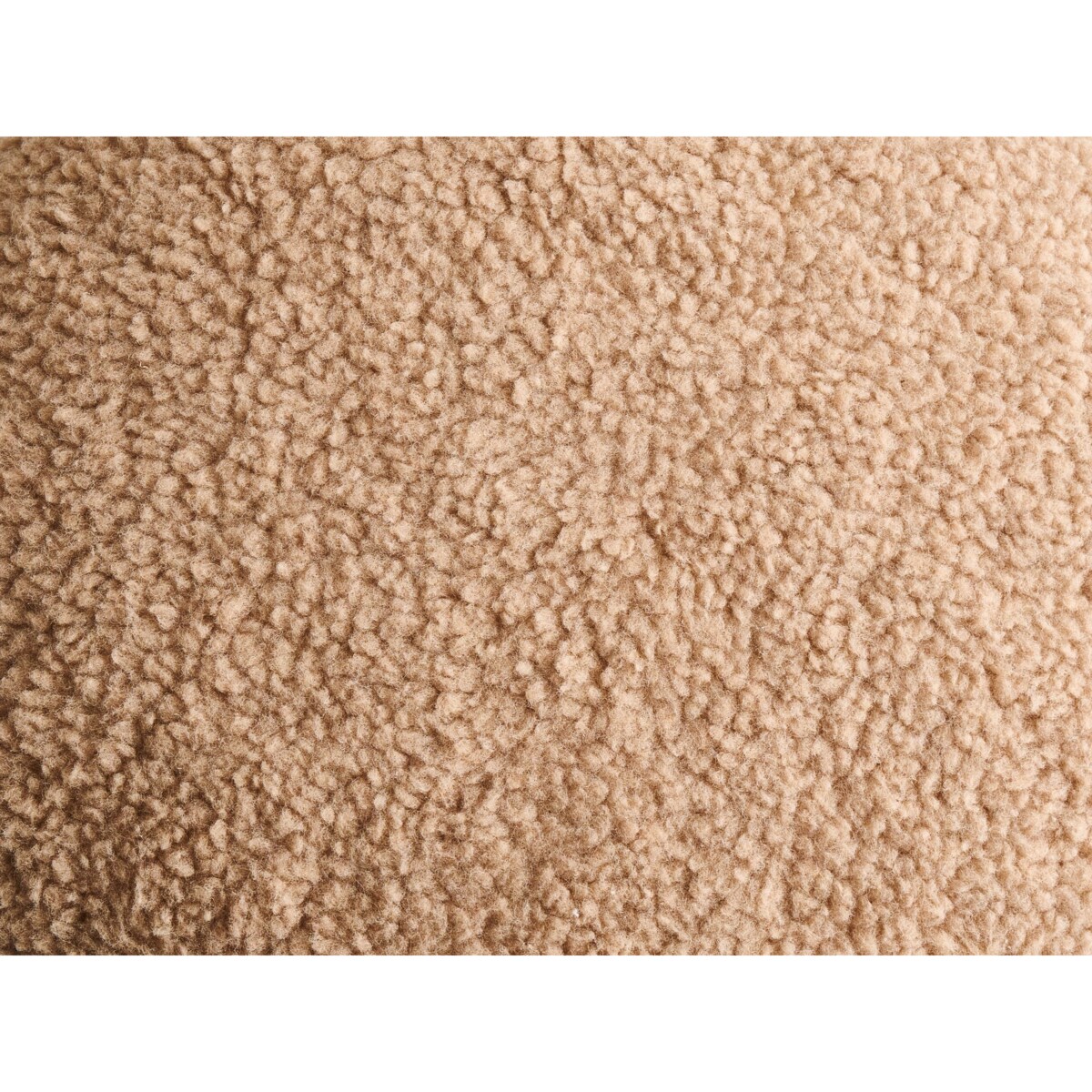 Puf TIOGA Boucle Beżowy 45 x 45 x 36 cm