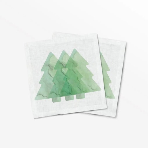 Serwetki świąteczne - 3 choinki (2szt.)