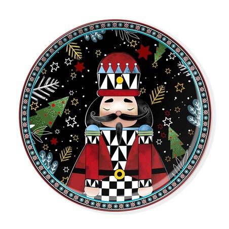 Talerz do ciasta Dziadek do orzechów 31 cm - Egan Italy