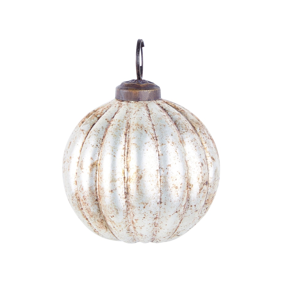 Zestaw 6 bombek szklanych srebrny IVOIRE