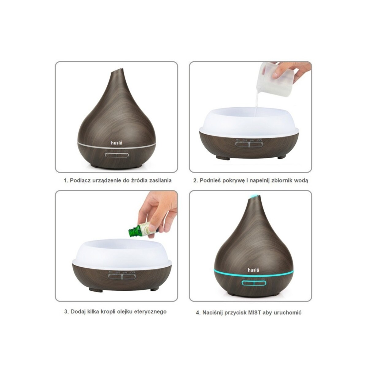 Nawilżacz/ aromadyfuzor HUSLA