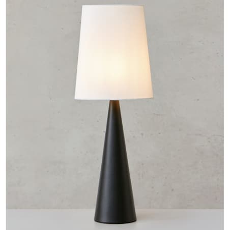 Lampa stołowa Conus 108597 Markslojd nowoczesna abażur biały czarny