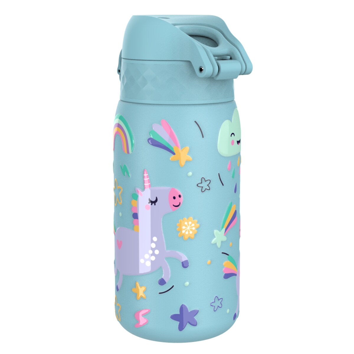 Butelka ION8 Single Wall I8SS400PBUNI (MR) Unicorns (Alaskan Blue)