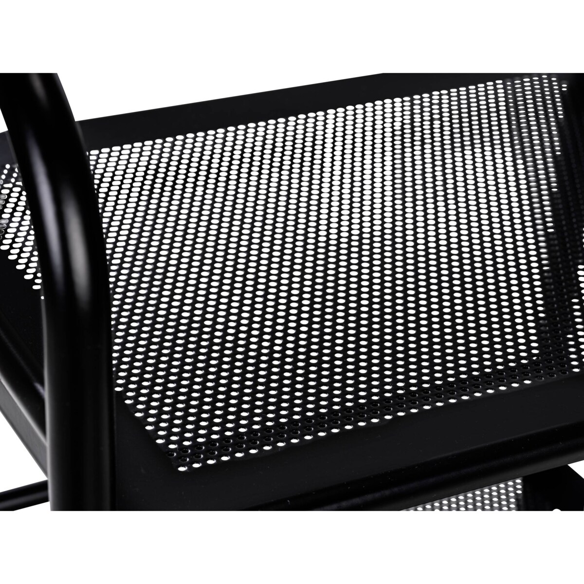 Metalowy wózek łazienkowy, 3 poziomy na kółkach