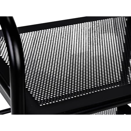 Metalowy wózek łazienkowy, 3 poziomy na kółkach