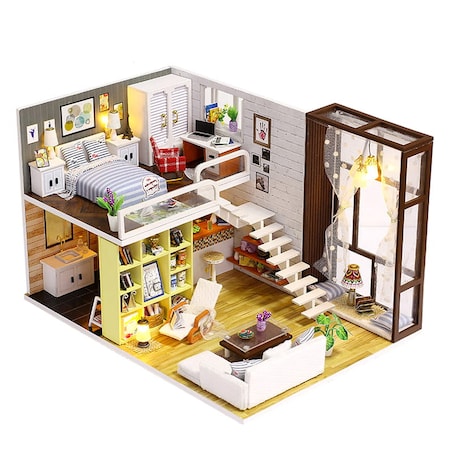 Miniaturowy domek - Nowoczesny domek Zuzi