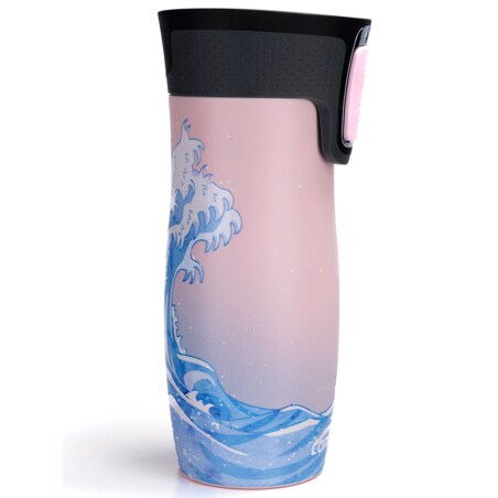 Kubek termiczny Contigo West Loop 2.0 470ml - różowy mat - Summer Waves