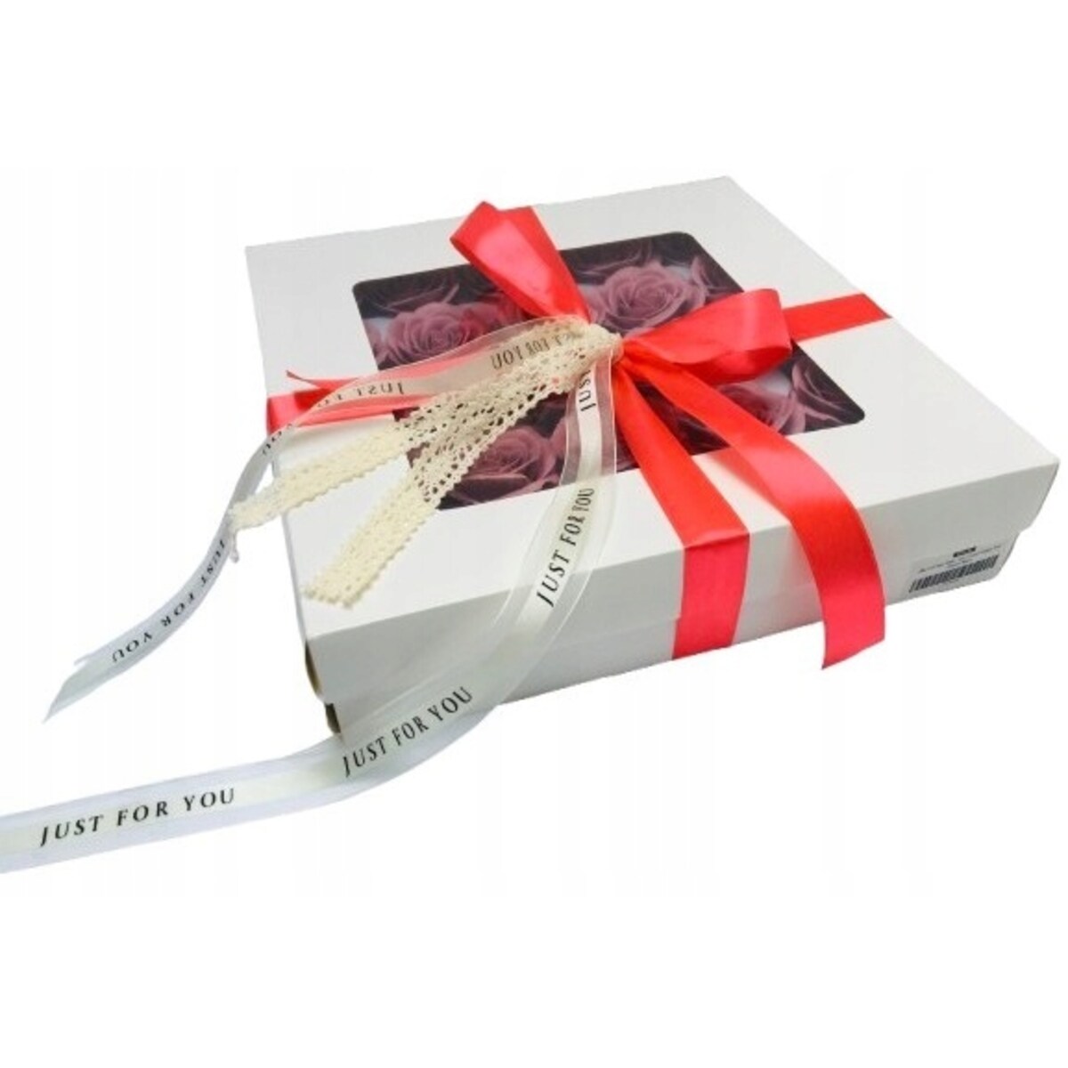 FLOWER BOX KWIATY MYDLANE róża 25szt prezent dzień mamy mamy pachnące