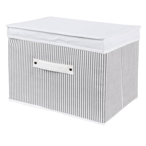 Pojemnik z pokrywką do przechowywania COTTON LINE 40x30x30 cm