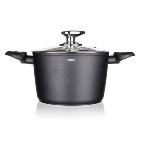 GARNEK aluminiowy 3,3L do gotowania obiadu zupa jedzenia na prezent mamy