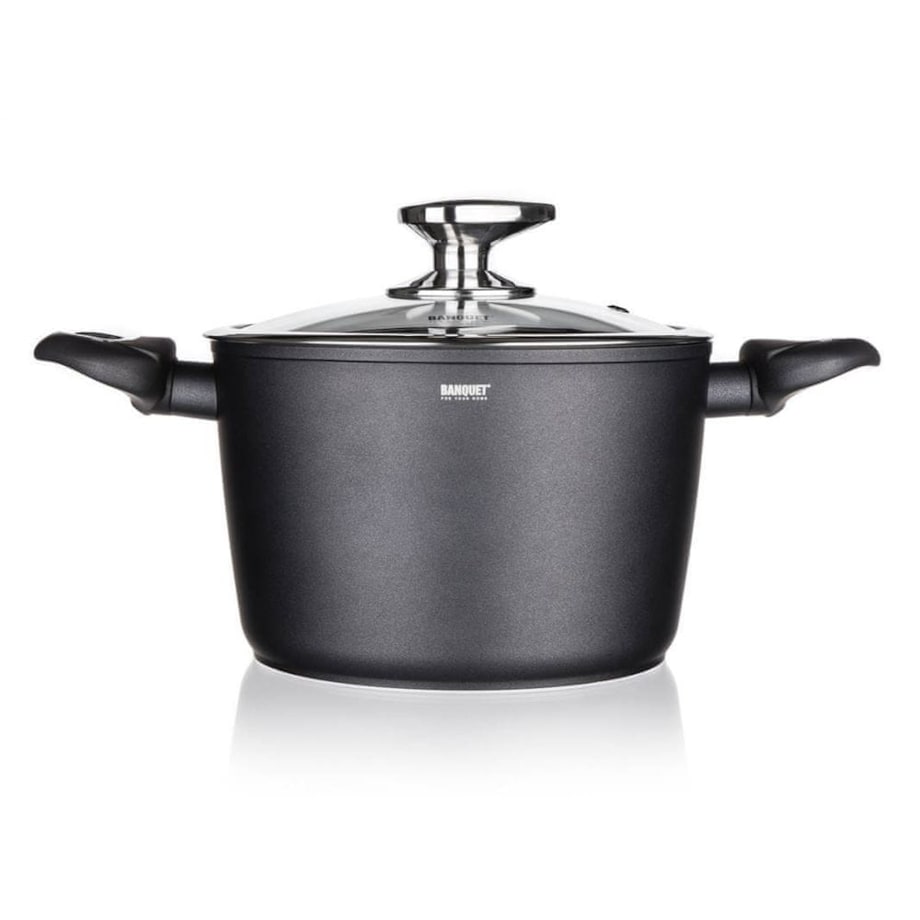 GARNEK aluminiowy 3,3L do gotowania obiadu zupa jedzenia na prezent mamy