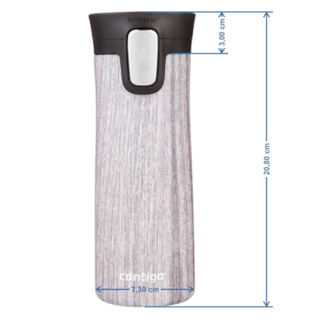 Zestaw kubków termicznych Contigo Pinnacle Couture 420ml - Blue Slate + Blonde Wood