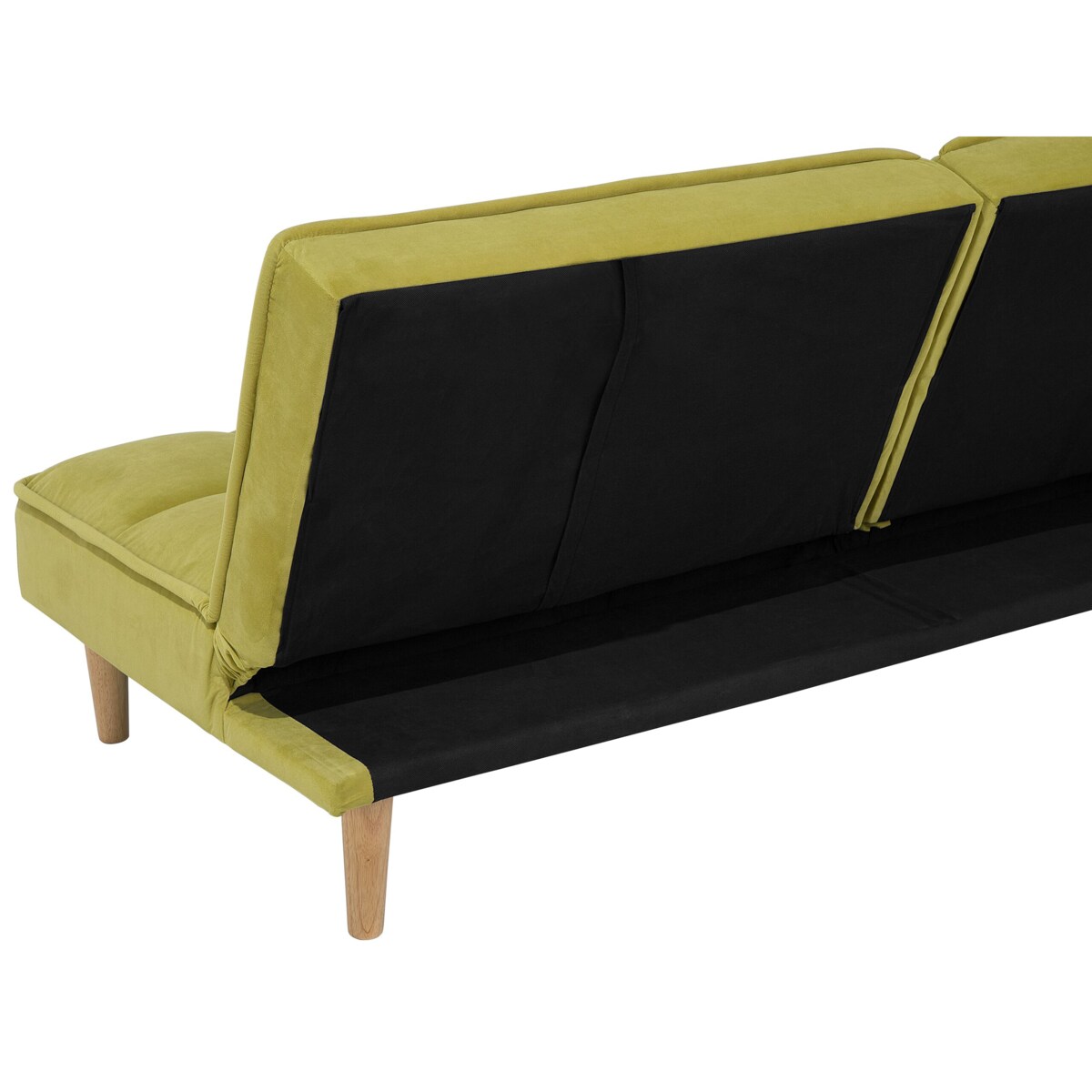 Sofa rozkładana zielona SILJAN