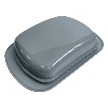 Maselniczka z Przykryciem maselnica Szara Pojemnik na masło z Pokrywką