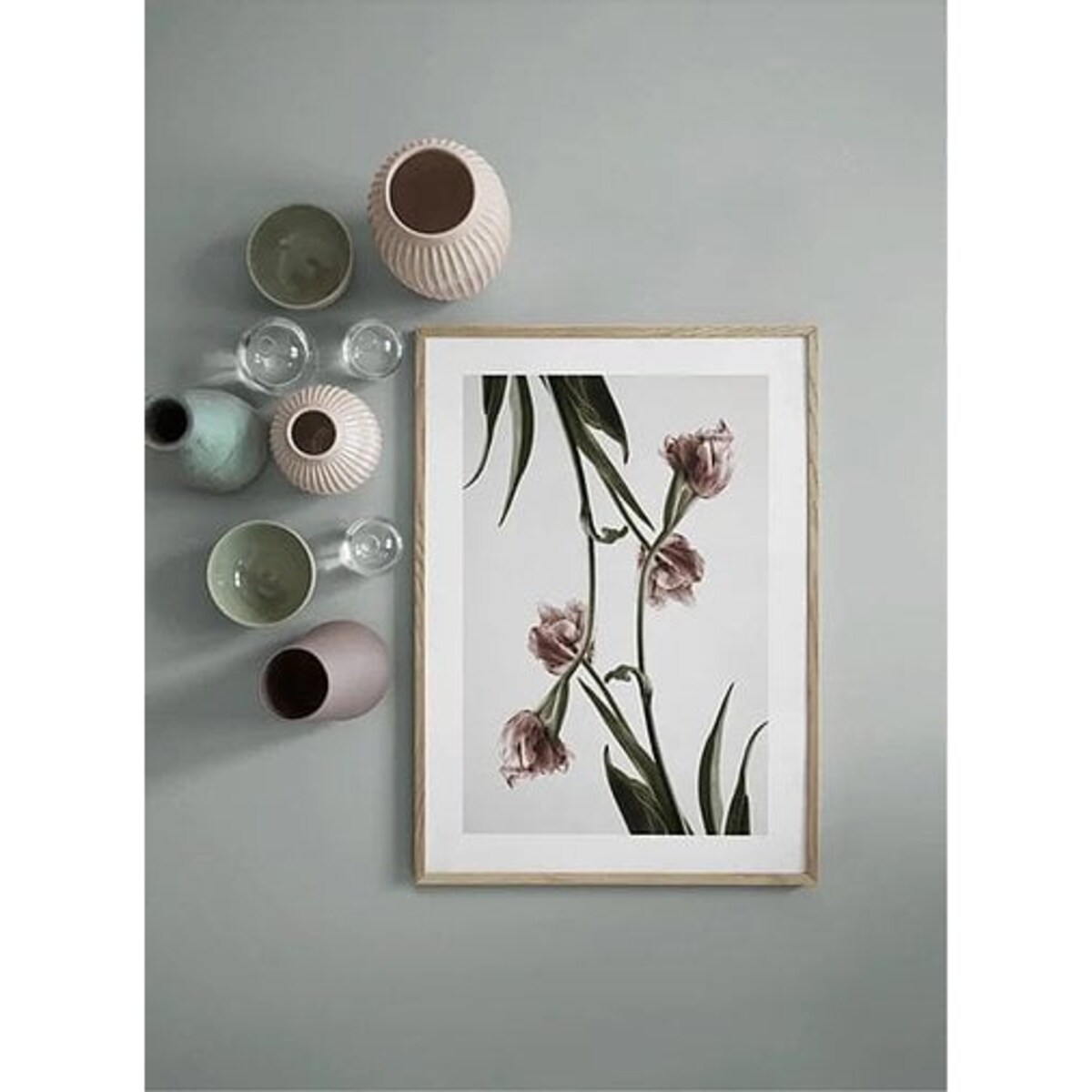 Poster Story, Plakat, Obraz - Różowe Tulipany No4, wymiary 30 x 42 cm