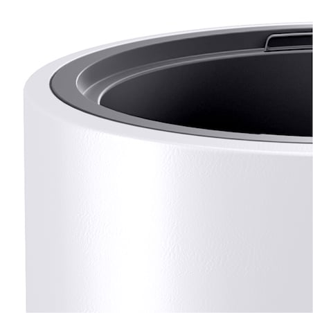 Doniczka Donica Ogrodowa 56,8 Cm Okrągła Na Taras Do Ogrodu Domu Biała