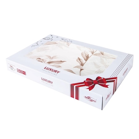 Pościel satynowa 160x200 Mass-1 w dekoracyjne kwiaty Luxury