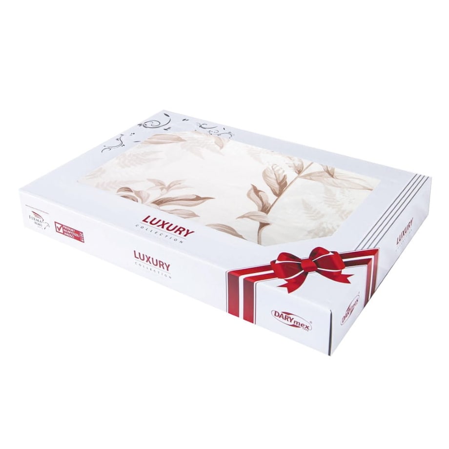 Pościel satynowa 160x200 Mass-1 w dekoracyjne kwiaty Luxury