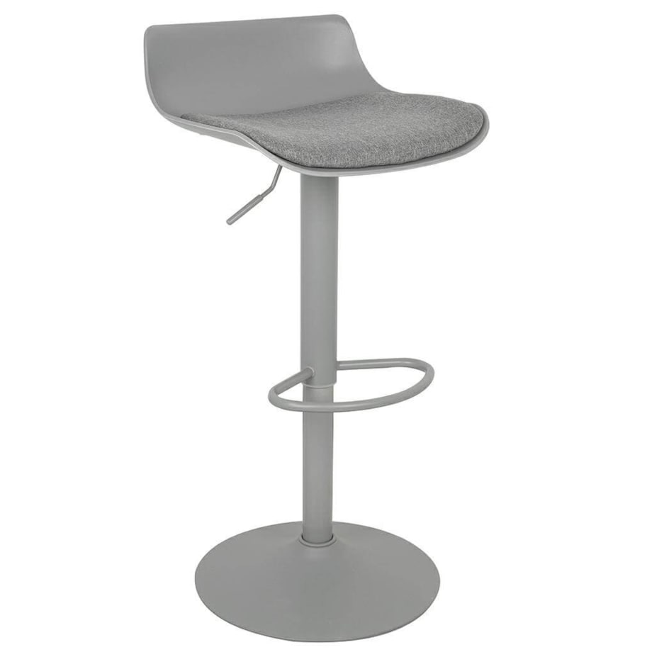 Szary hoker Snap Bar Tap z podnóżkiem poduszka regulacja