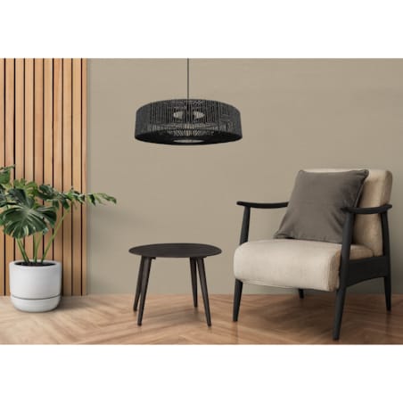 Lampa Wisząca Boho APP1484-1CP Czarna