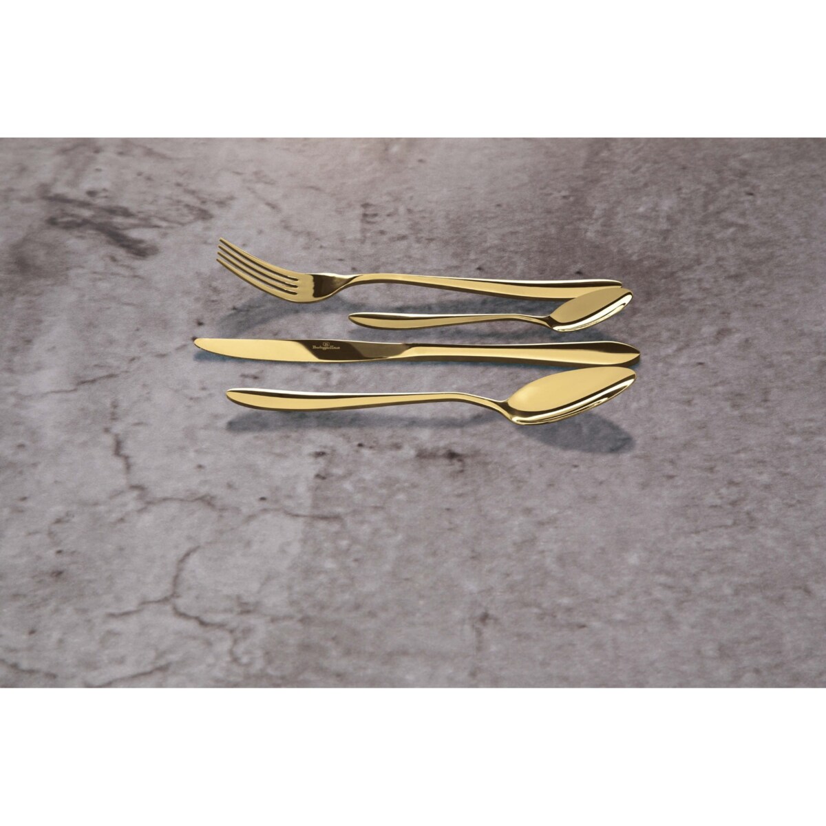 Zestaw sztućców 4 elementy + pokrowiec BERLINGER HAUS Champagne