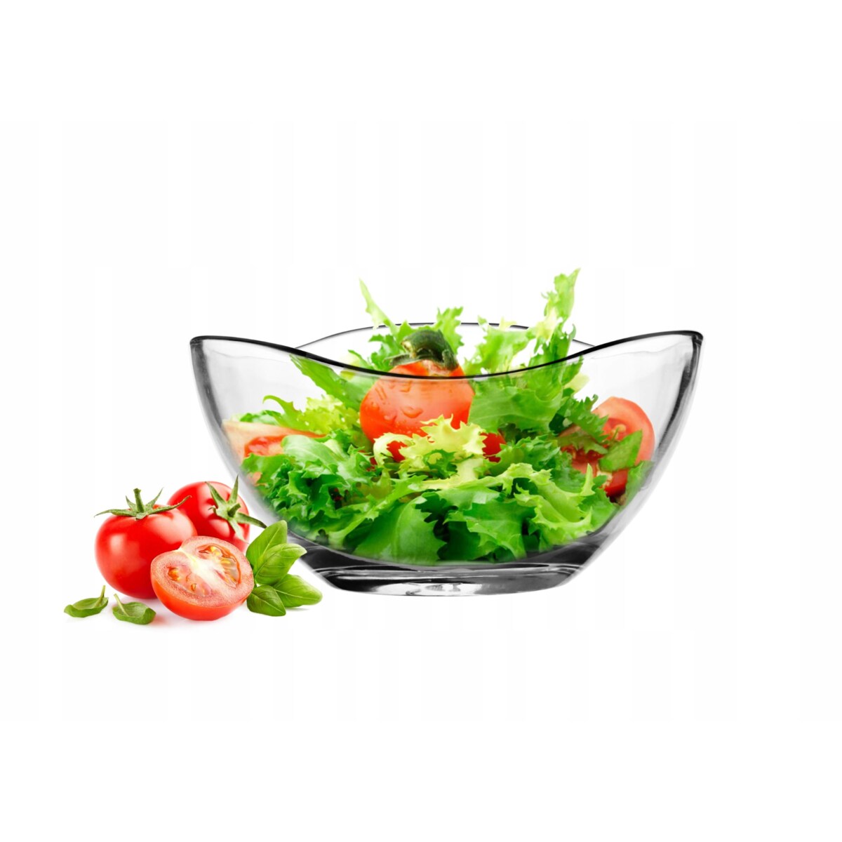 Salaterka miseczka Kształt Fala mała na Sałatki Przekąski Desery Lody 12 cm