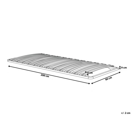 Stelaż pod materac 90 x 200 cm BASIC