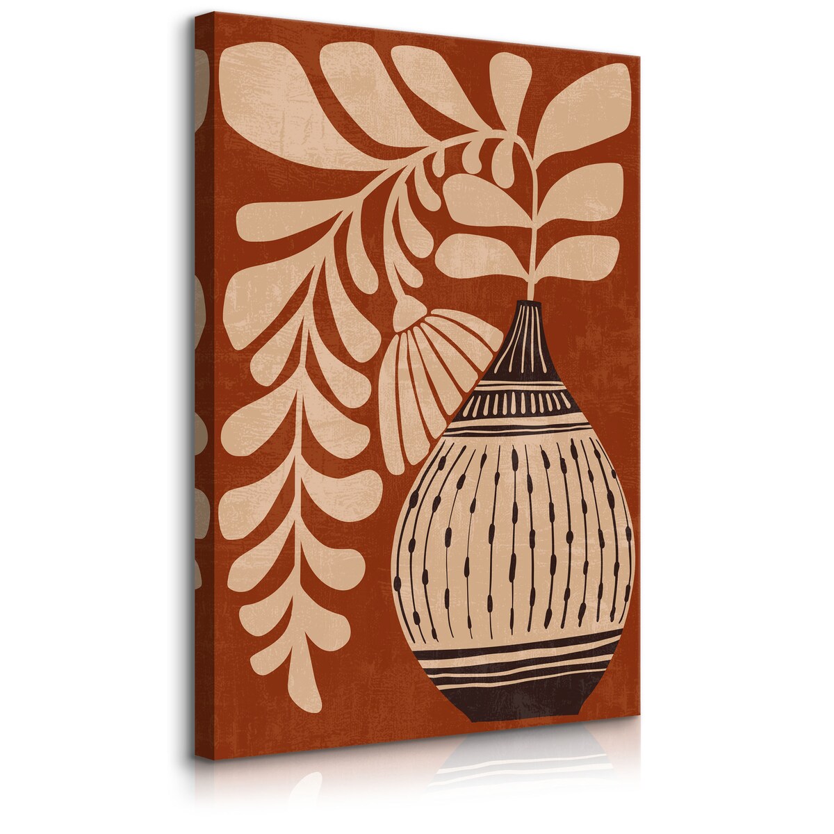 Obraz Japońska Dekoracja Kwiat w Wazonie 30x40cm