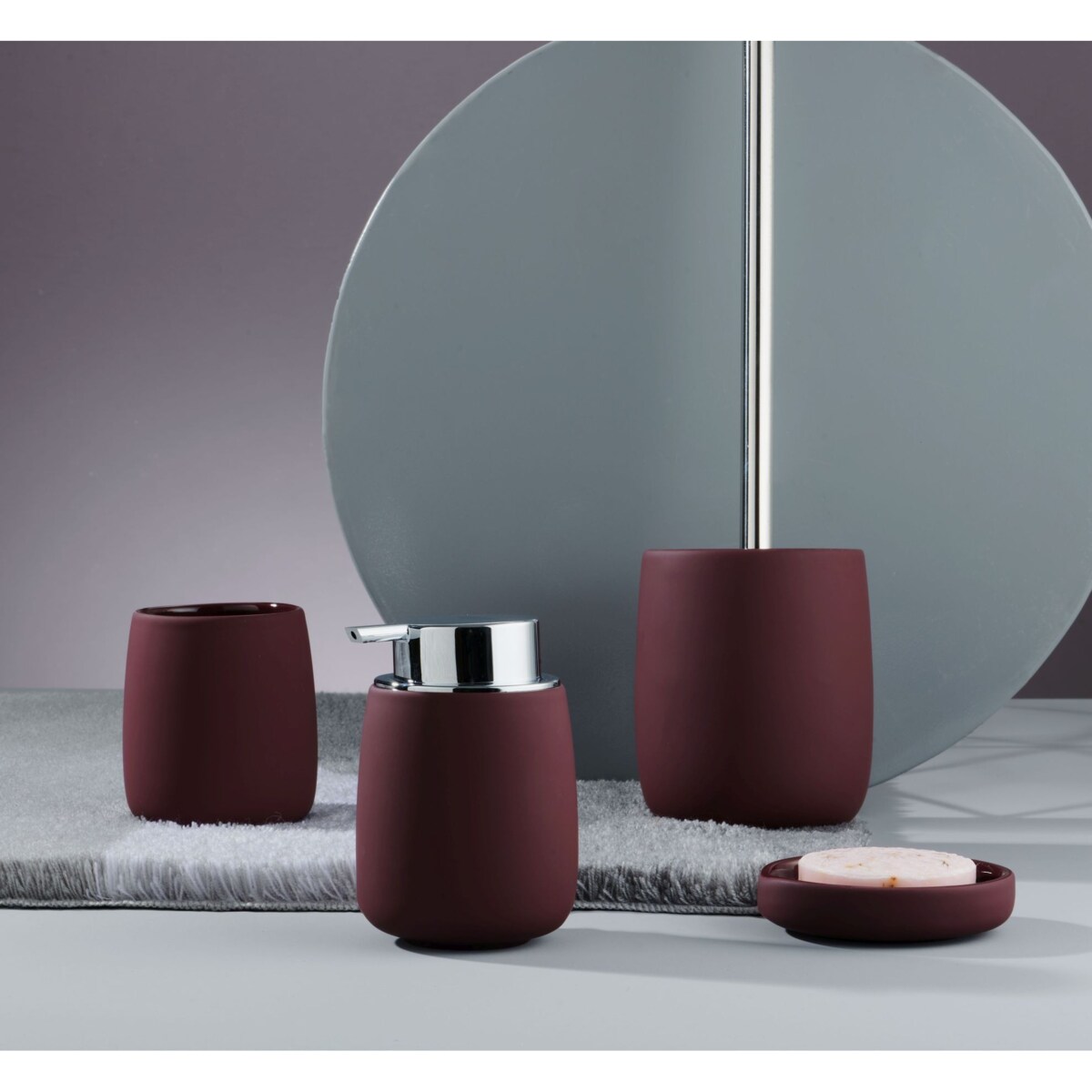 Kleine Wolke Eclipse Dozownik do mydła bordowy