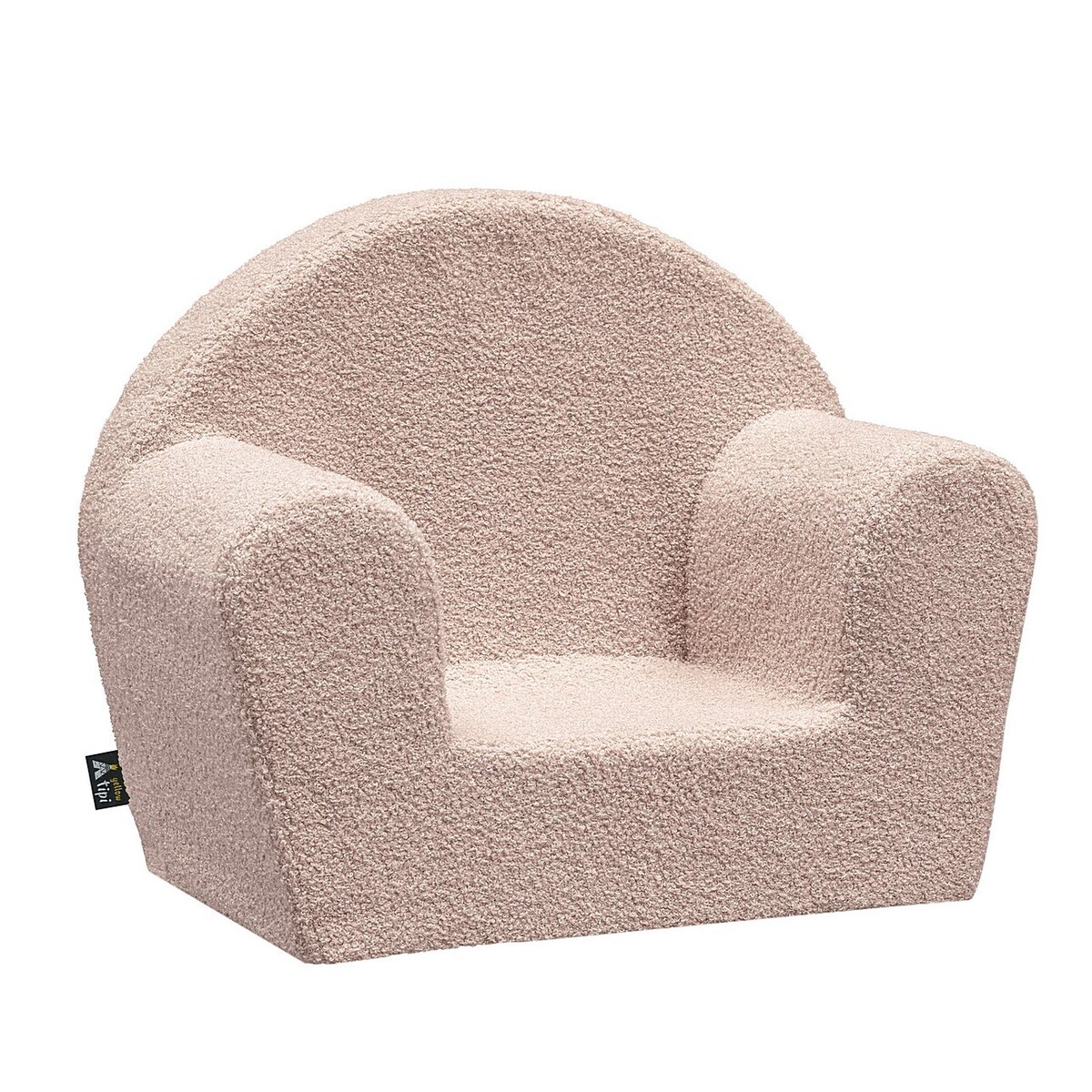 Fotelik Mati, różowy, 52 x 34 x 41,5 cm, Boucle