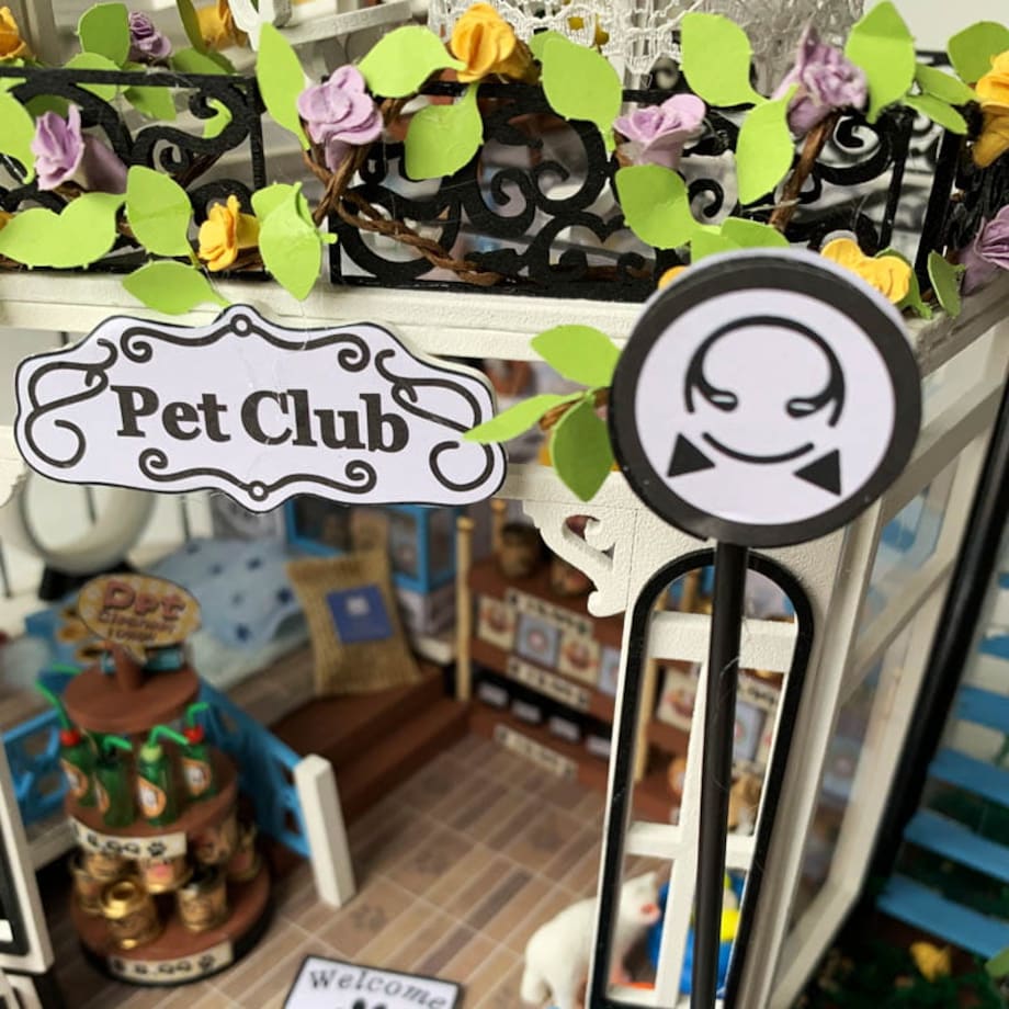 Miniaturowy domek - Pet Club