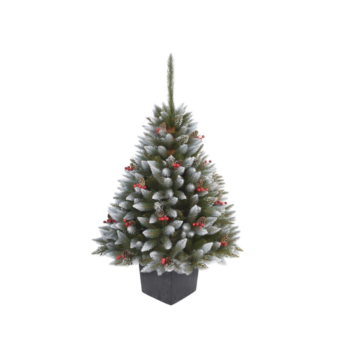Choinka Premium Świerk Diamentowy Ilex w Kwadratowej Donicy 110 cm X-Choinka 7 kolorów donicy