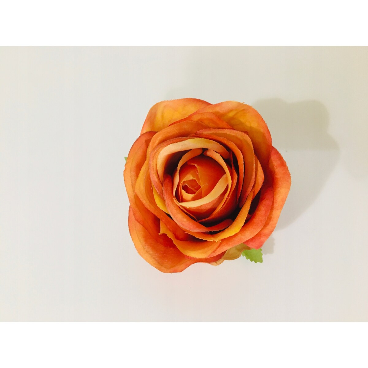 Róża sztuczna wyrobowa do wiązanek główka pąk sztuczne kwiaty duża 6szt