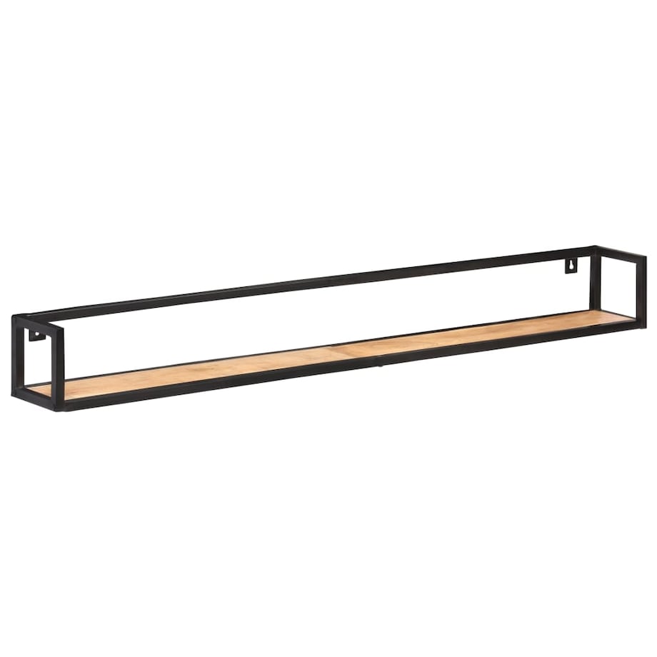 vidaXL Półki ścienne, 2 szt., 160 cm, lite drewno akacjowe