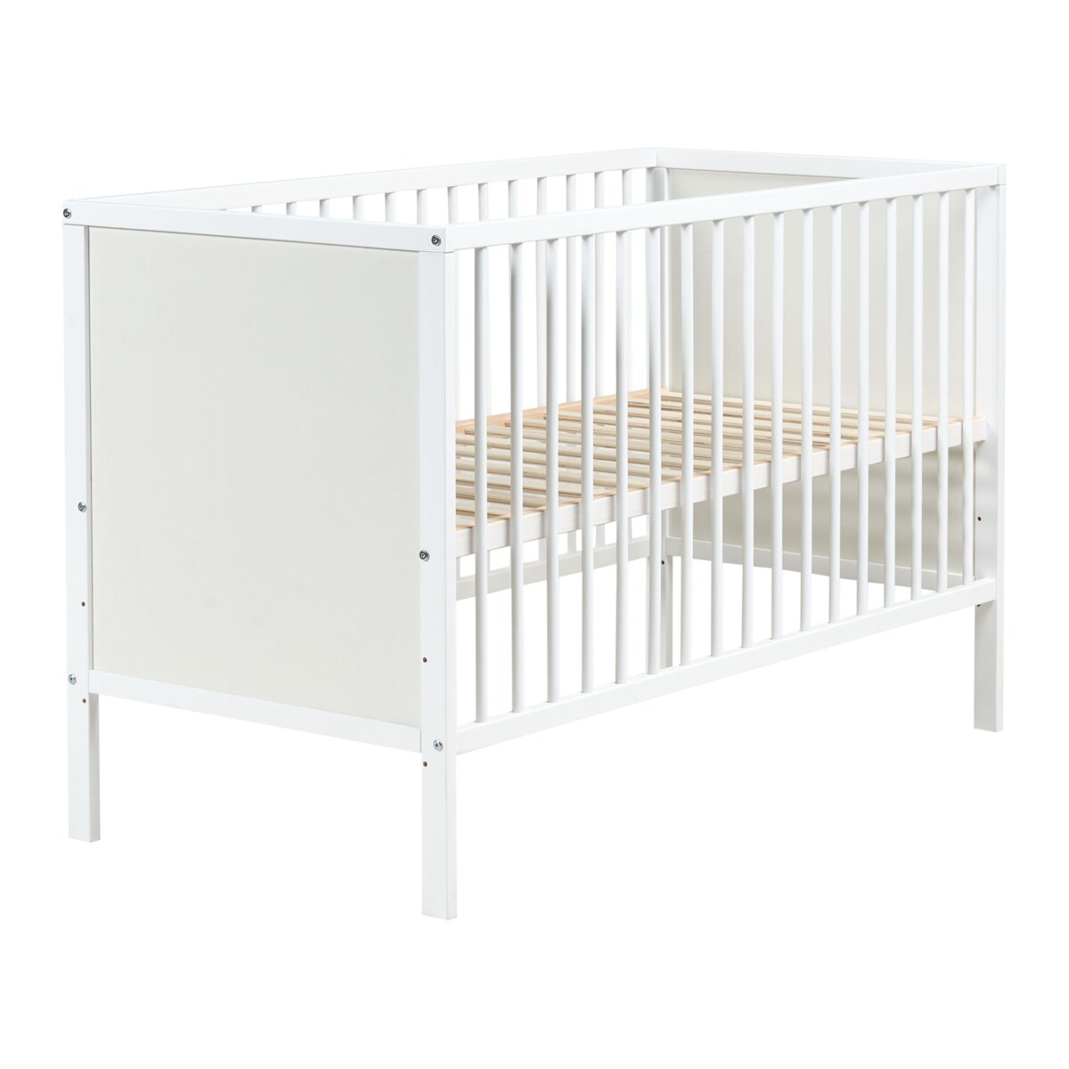 Łóżeczko dziecięce ZAMA 60 x 120 cm Biały