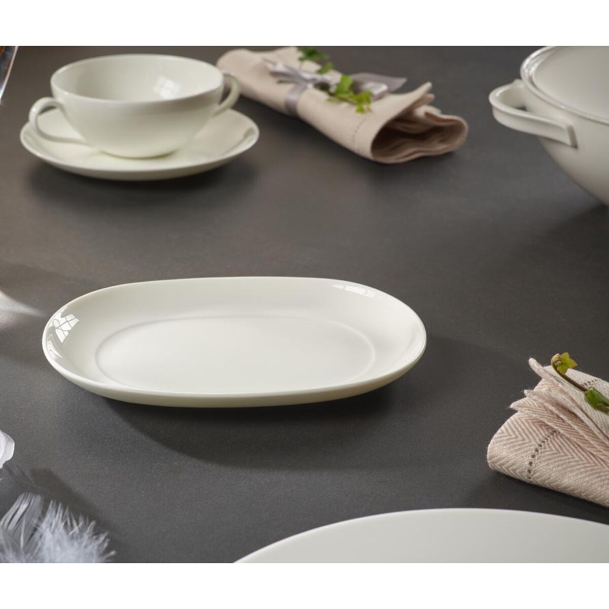 Talerz pikle/podstawka pod sosjerkę Anmut, 20 cm, Villeroy & Boch