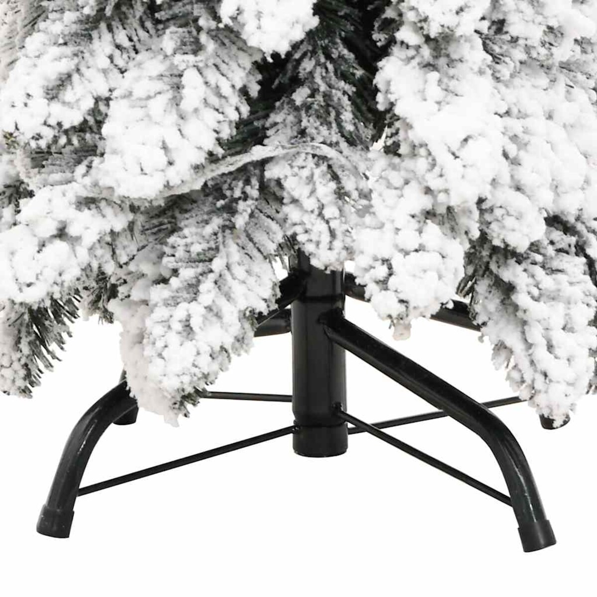vidaXL Sztuczna choinka ze 100 lampkami LED, ośnieżona, 180 cm