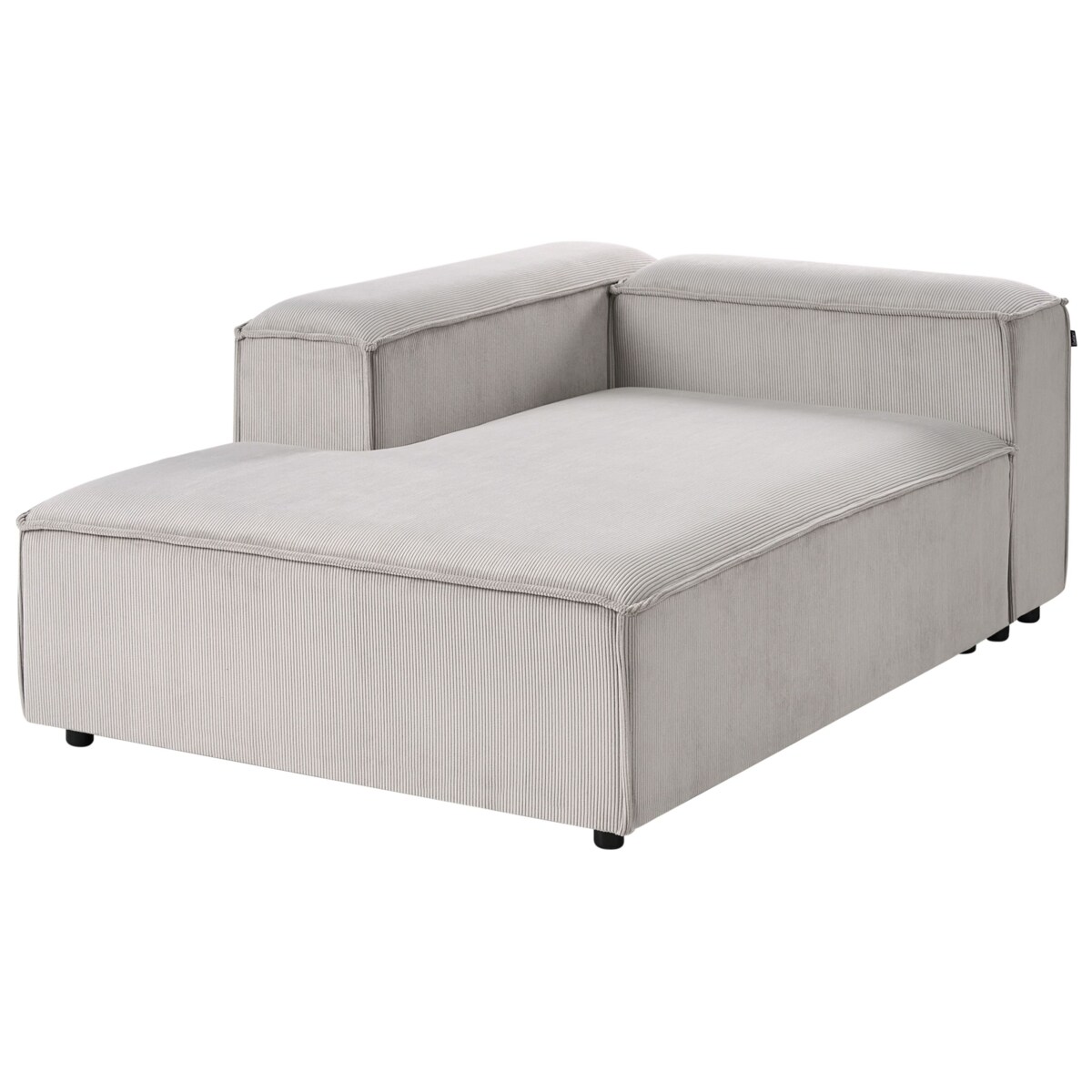 Narożnik modułowy dla 4 osób ARDAL Sztruks Beżowoszary Prawostronny