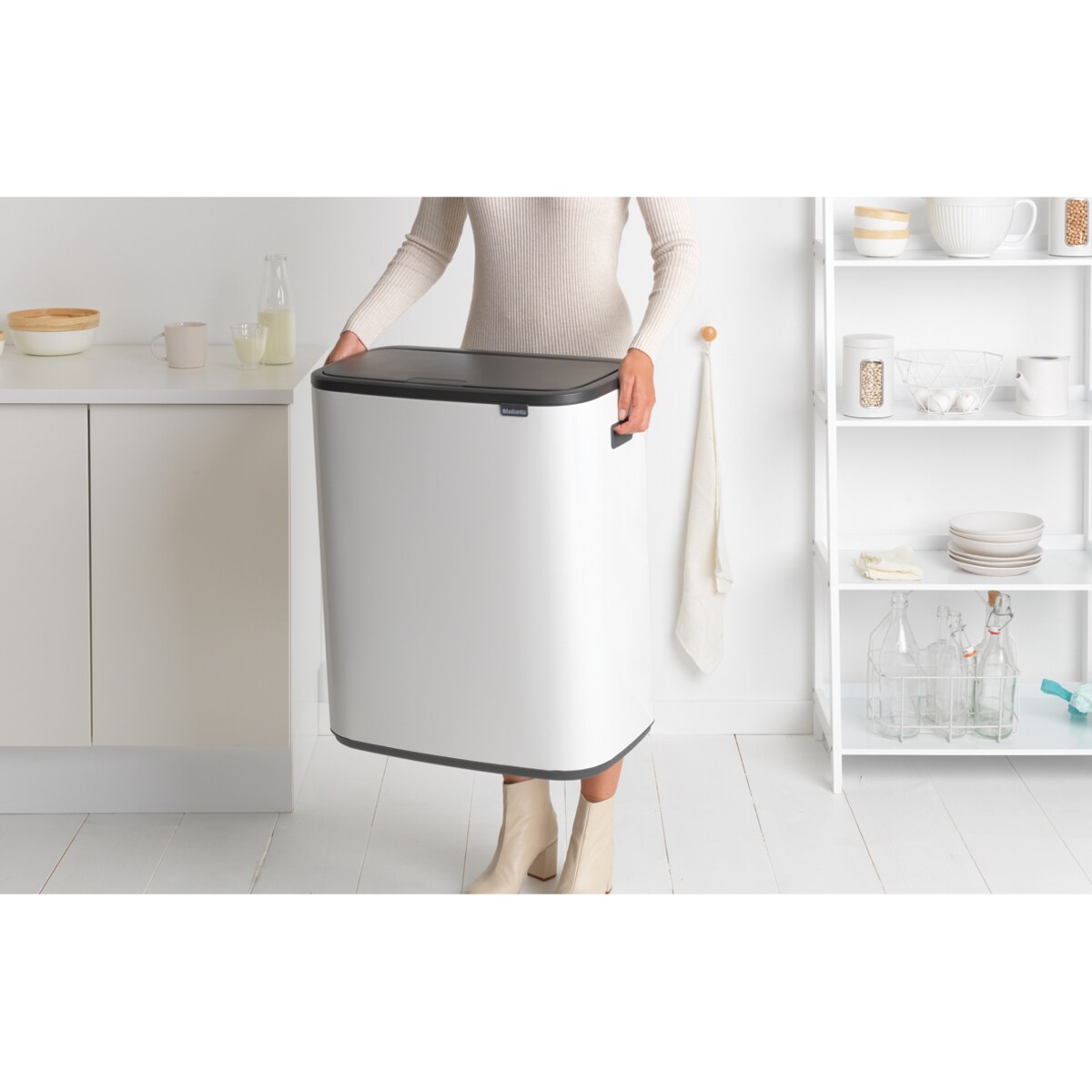 Kosz na śmieci Touch Bin Bo 2x30L biały 221408