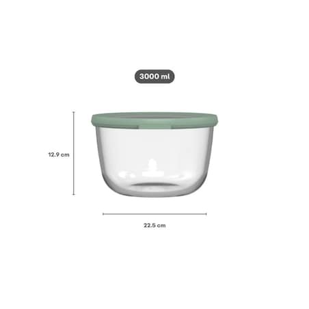 Miska Cirqula szklana 3000 ml Nordic Sage 106242594700
