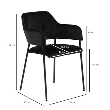 KRZESŁO WELUROWE Lima zielone Z PODŁOKIETNIKAMI czarne nogi