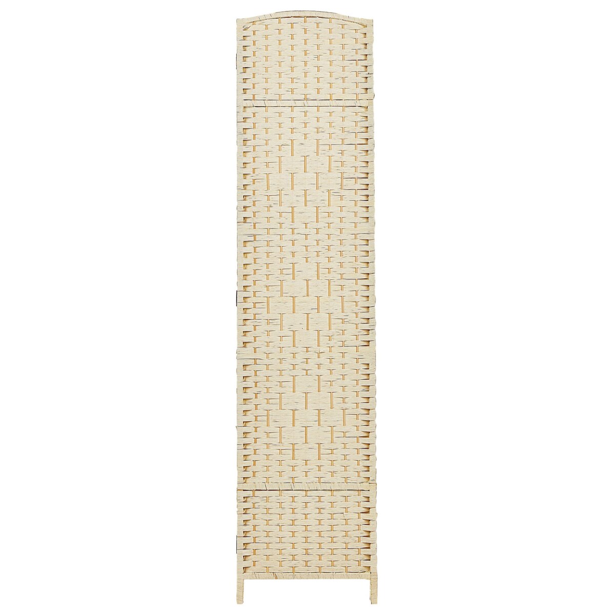 4-panelowy parawan pokojowy LAPPAGO Jasnobeżowy 163 cm 170 cm