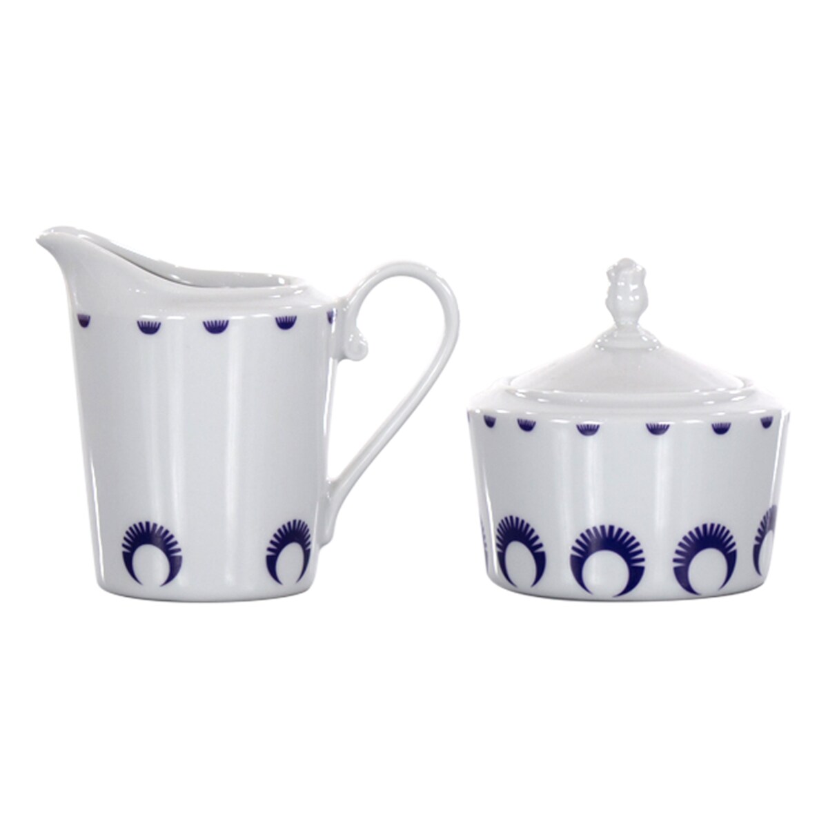 Zestaw cukiernica/mlecznik Folk Fusion Polska G833