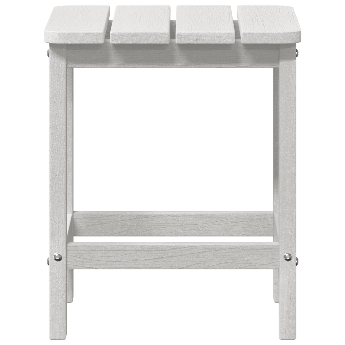 vidaXL Stolik Adirondack Biały 38x38x45 cm HDPE
