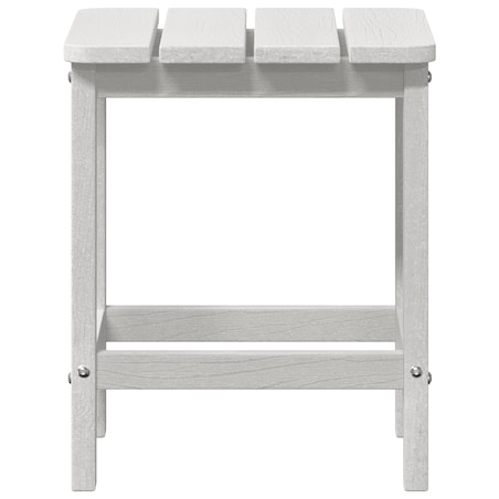 vidaXL Stolik Adirondack Biały 38x38x45 cm HDPE