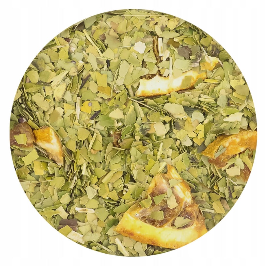 Herbata YERBA MATE GREJPFRUTOWA o smaku pobudzającego grejpfruta PREMIUM - herbata liściasta sypana mieszanka napar susz - gotowa na prezent upominek
