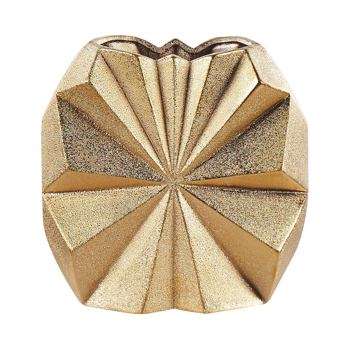 Wazon dekoracyjny ceramiczny 25 cm złoty AELIA