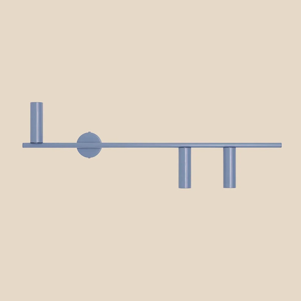 Ścienna lampa Trevo 1104Y16_2 Aldex metalowa podłużna niebieska