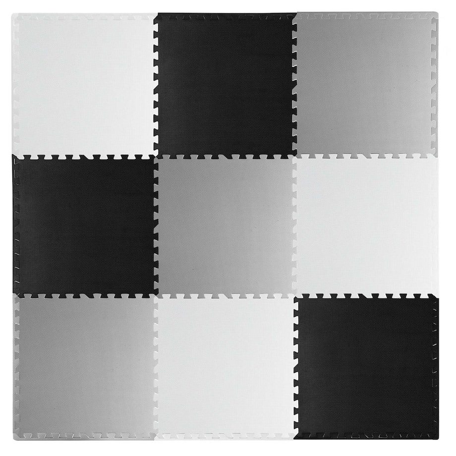 Duża mata piankowa puzzle piankowe 180x180cm 9szt Ricokids szachownica