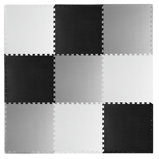 Duża mata piankowa puzzle piankowe 180x180cm 9szt Ricokids szachownica